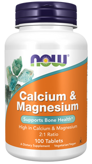 Calcium & Magnesium 100 Tablets | High-Strength Formula | 2:1 Ratio for Bone & Muscle Support