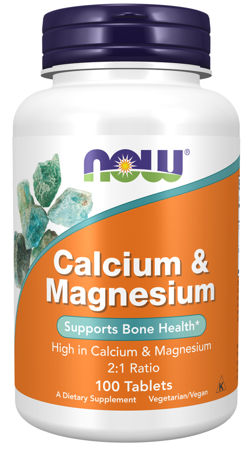 Calcium & Magnesium 100 Tablets | High-Strength Formula | 2:1 Ratio for Bone & Muscle Support