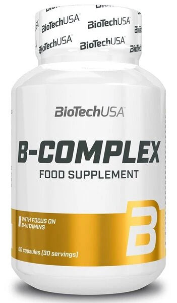 B-Complex Capsules – Vitamins, Minerals & Herbal Extracts for Skin, Energy & Immunity