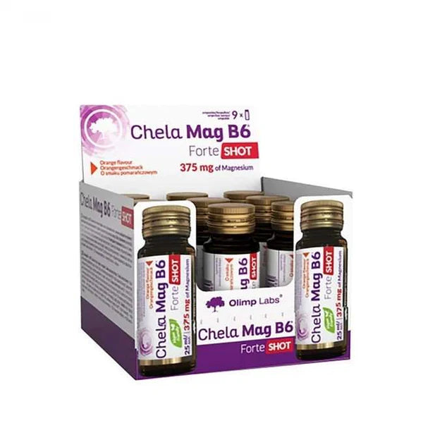 Olimp Nutrition Chela Mag B6 Forte Shot - 9 x 25ml